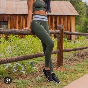 Green Senita Seamless Leggings